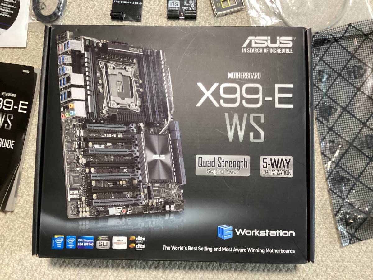 マザーボード+CPU+TPM2.0 モジュール ASUS X99-E WS + CORE マザーボード+CPU+TPM2.0 モジュール ASUS X99-E WS + CORE