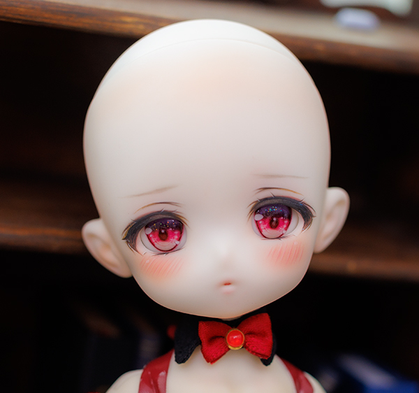 ロンシュカ Tinyfox カスタムヘッド X-02 白巧肌+デカールアイ ロンシュカ Tinyfox カスタムヘッド X-02 白巧肌+デカールアイ