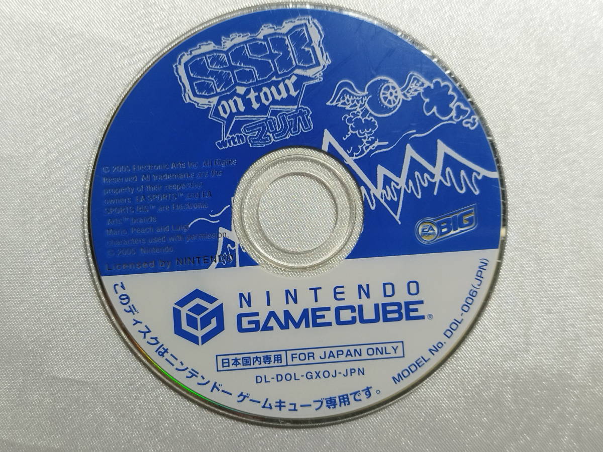 【中古品】 ゲームキューブソフト SSX オンツアー with マリオ (箱説なし)_画像1