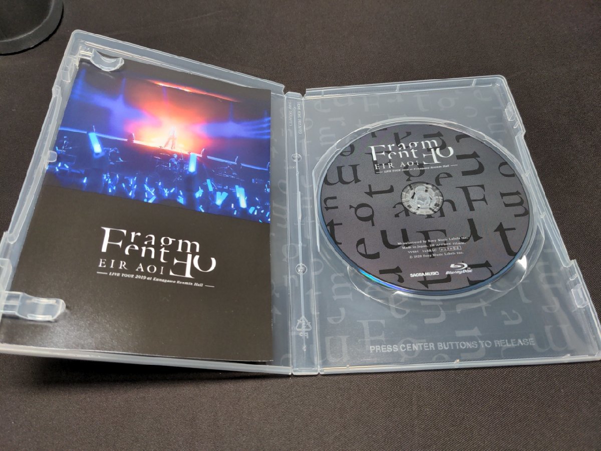 セル版 Blu-ray 藍井エイル /LIVE TOUR 2019 Fragment oF at 神奈川県民ホール / 難有 / ee101_画像3