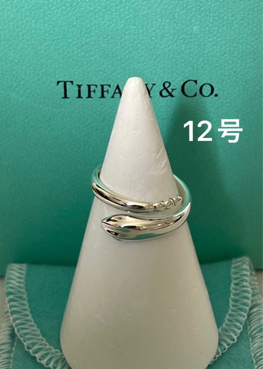 美品TIFFANY ティファニー スネークリング12号 ビンテージ