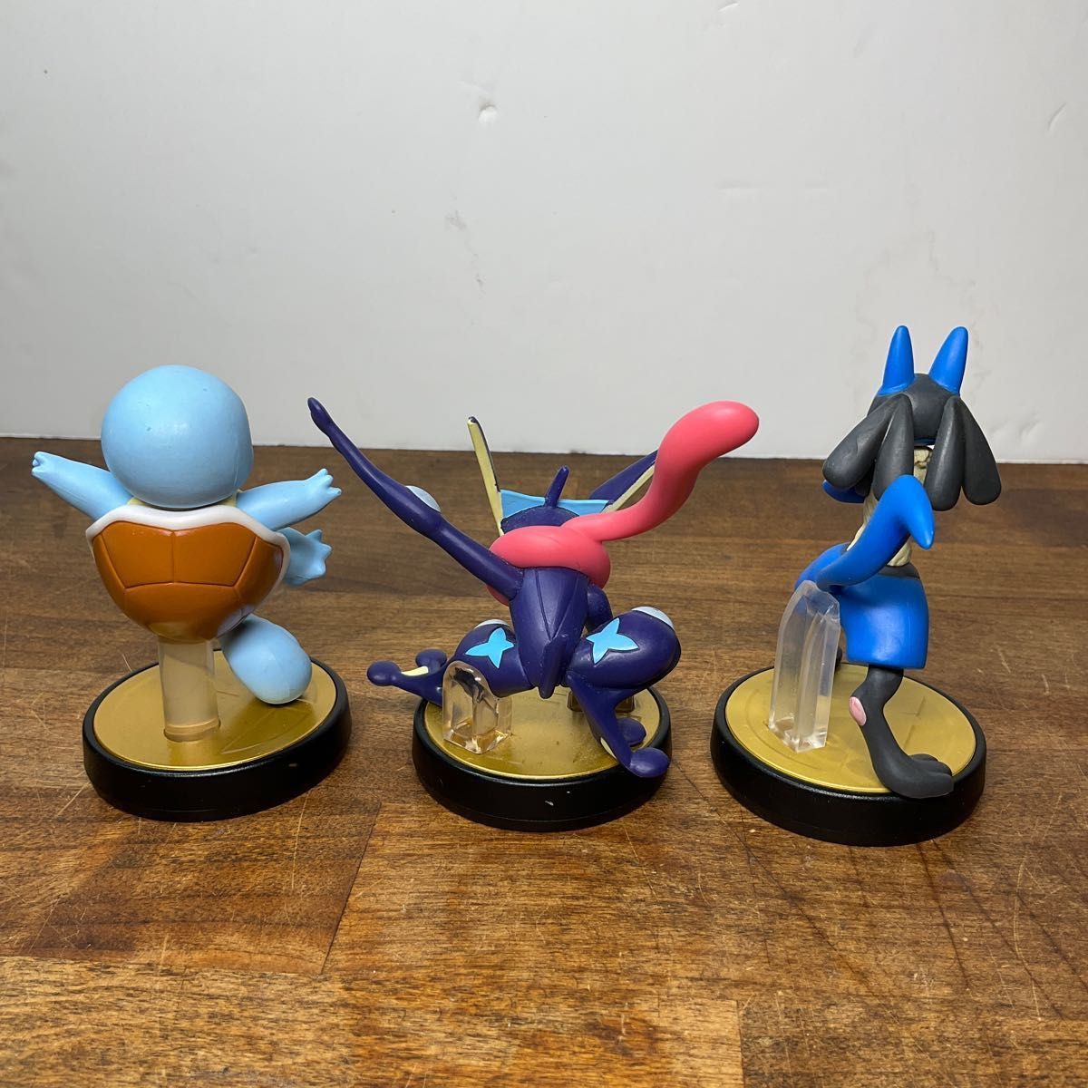 ゼニガメ ゲッコウガ ルカリオ 3体セット アミーボ　amiibo 大乱闘スマッシュブラザーズシリーズ ポケットモンスター