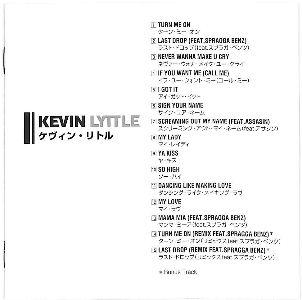 CD■ケヴィン・リトル■KEVIN LYTTLE■WPCR-11835_画像4