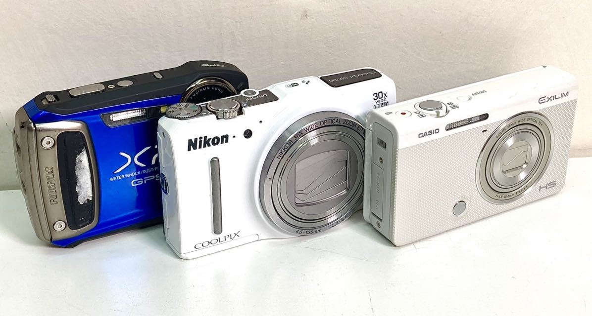 1円〜 デジカメ Nikon/ニコン COOLPIX S9700 CASIO/カシオ EXILIM EX