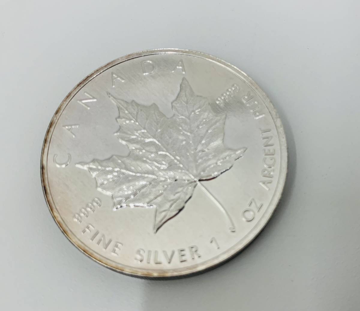 カナダ メイプルリーフ 5ドル 1オンス 銀貨 1996年 新品未使用
