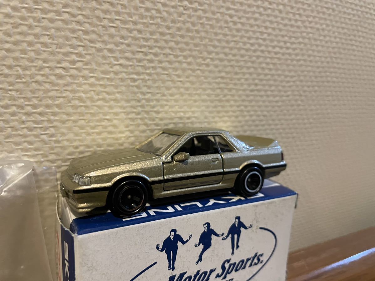 激レア1円スタートトミカ アイアイアド特注日産 スカイラインGTS-R We,Motor Sportsゴールド　ミレニアムジェイドR31Made in Japan日本製 _画像2