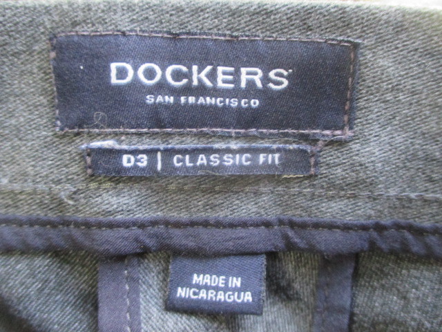 W38*DOCKERS Docker's * chinos *. black series #USA old clothes free shipping 