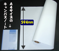  Ａ１ロール紙サイズ　大判プロッター用ロール紙、各メーカーのプリンタに対応。 _画像2
