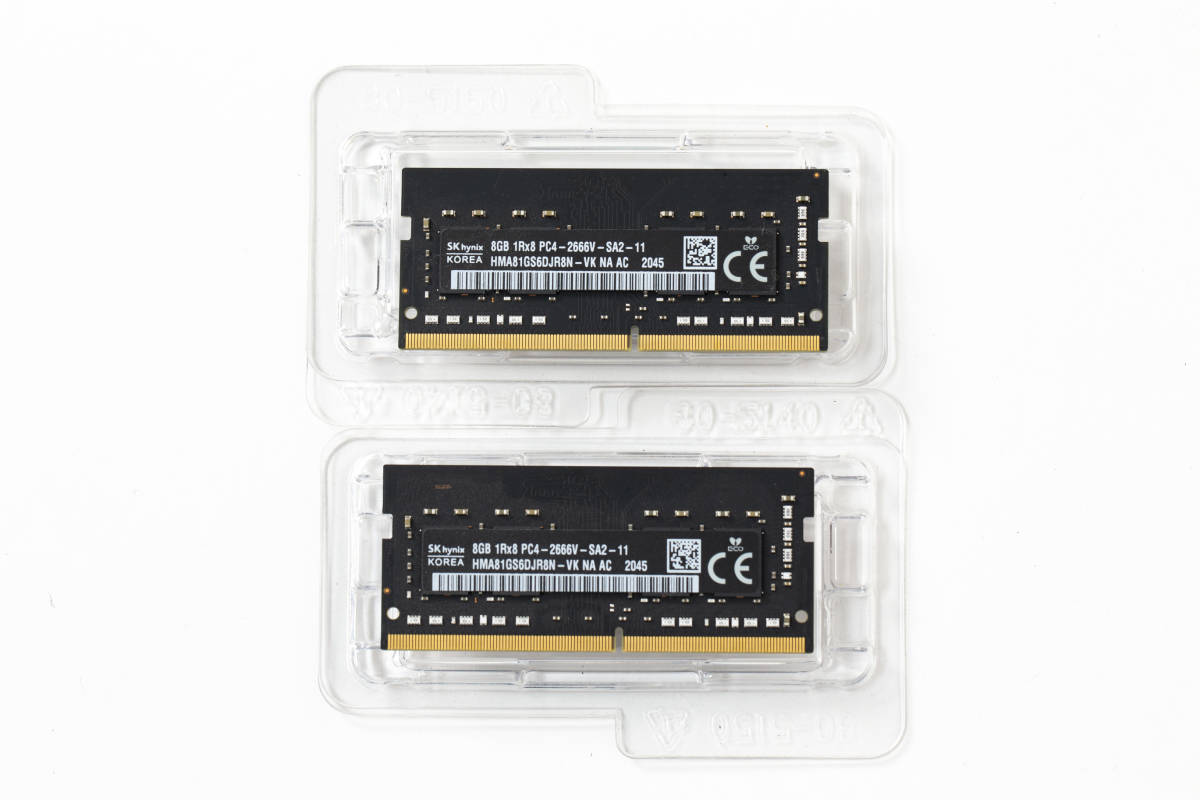 DDR4 2666MHz 4GB 2枚セット SKhynix_画像1