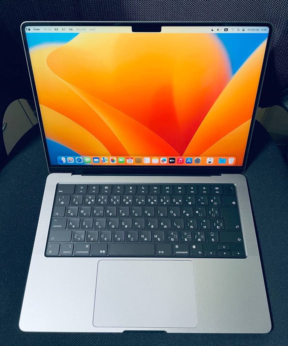 A ほぼ未使用 メーカー保証2024/3/16まで Apple MacBook Pro 2023 MPHE3J/A 14インチ Apple M2 10C CPU・16C GPU メモリ16GB SSD512GB