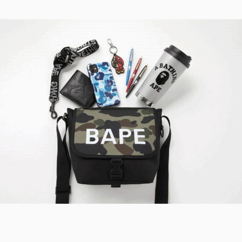 BAPE◇A BATHING APE／◇ショルダーバッグ／迷彩◇付録品ノベルティ 