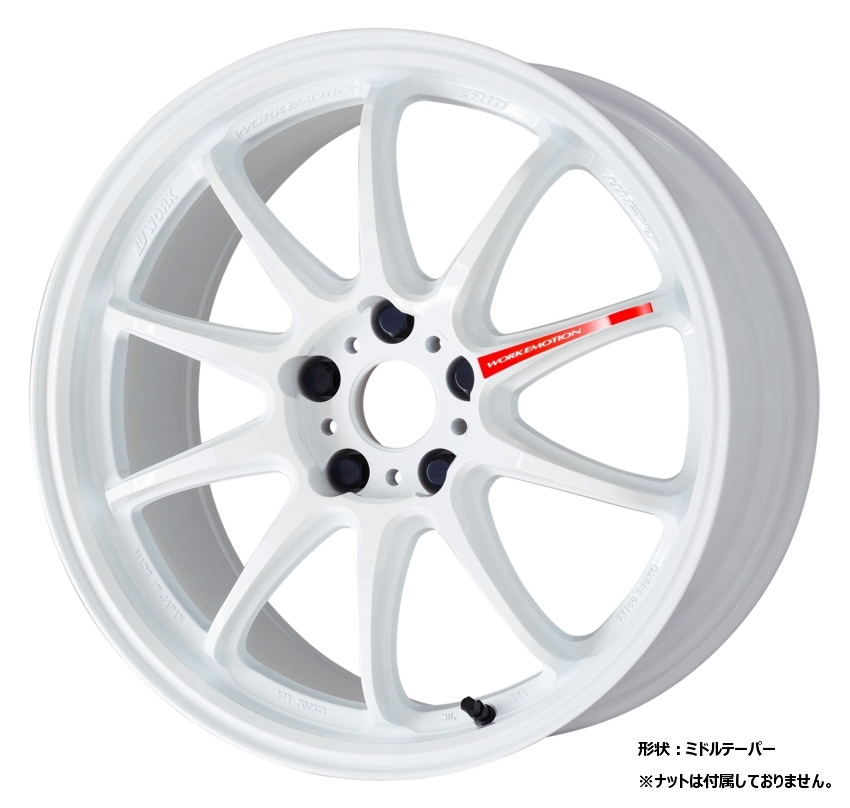 8.5J×18インチ 新品4本組 114.3-5H ワーク エモーションZR10 AZW
