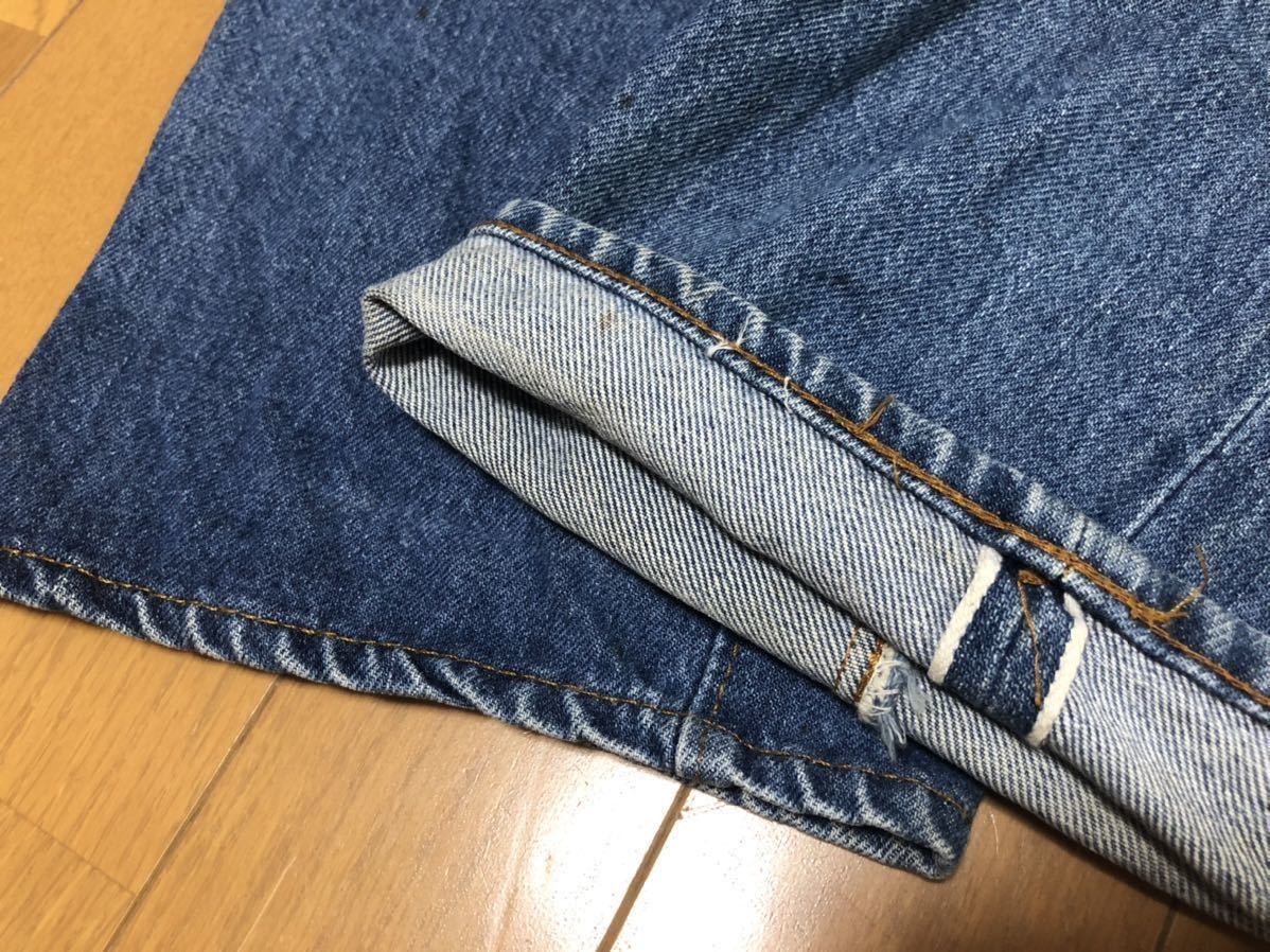 80年4月80sヴィンテージMADE IN USAアメリカ製Levi's リーバイス501 66後期縮率8%デニムパンツ 6工場表記W33L32実測W80cmL73cm_画像9