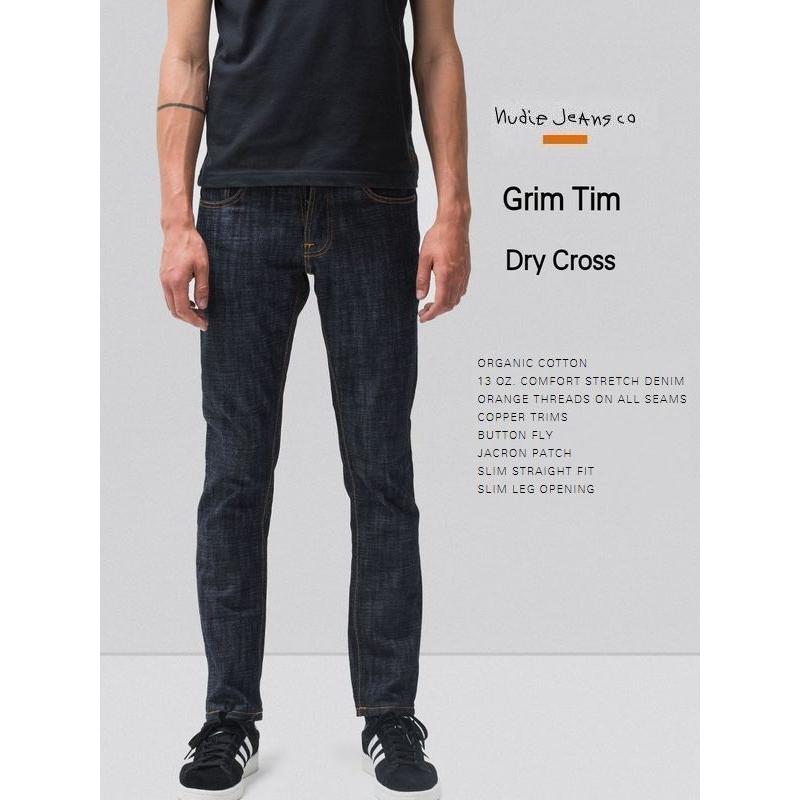 美品】 NUDIE JEANS ヌーディージーンズ GRIM TIM デニム-