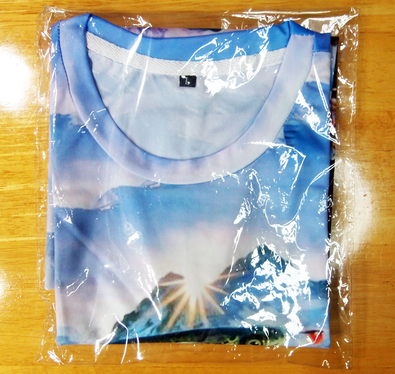 [未着用] ニジマス Tシャツ Lサイズ D-Type 　　[釣り 魚 レインボートラウト]_パッケージング