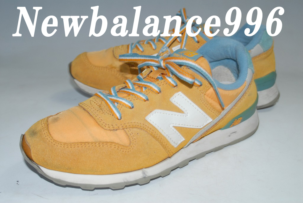 *DSC2696*... 1000 jpy ~ complete selling out * New balance /NB996/22.5./ low / yellow *.komi height appraisal! pressure volume. presence! masterpiece! long hit model!