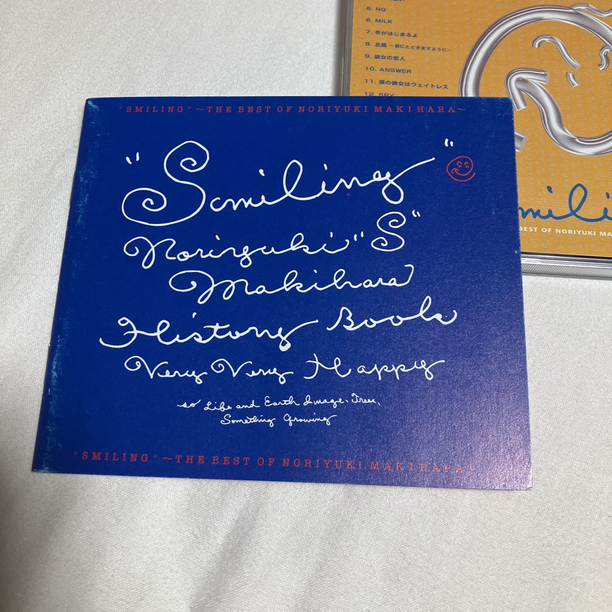 貴重です。槇原敬之　CD　SMILING　THE BEST OF NORIYUKI MAKIHARA ベスト盤です！_画像6