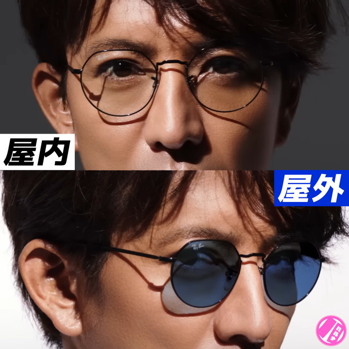 新品未使用・正規品 RayBan レイバン 調光サングラス RB3565-002GG-51
