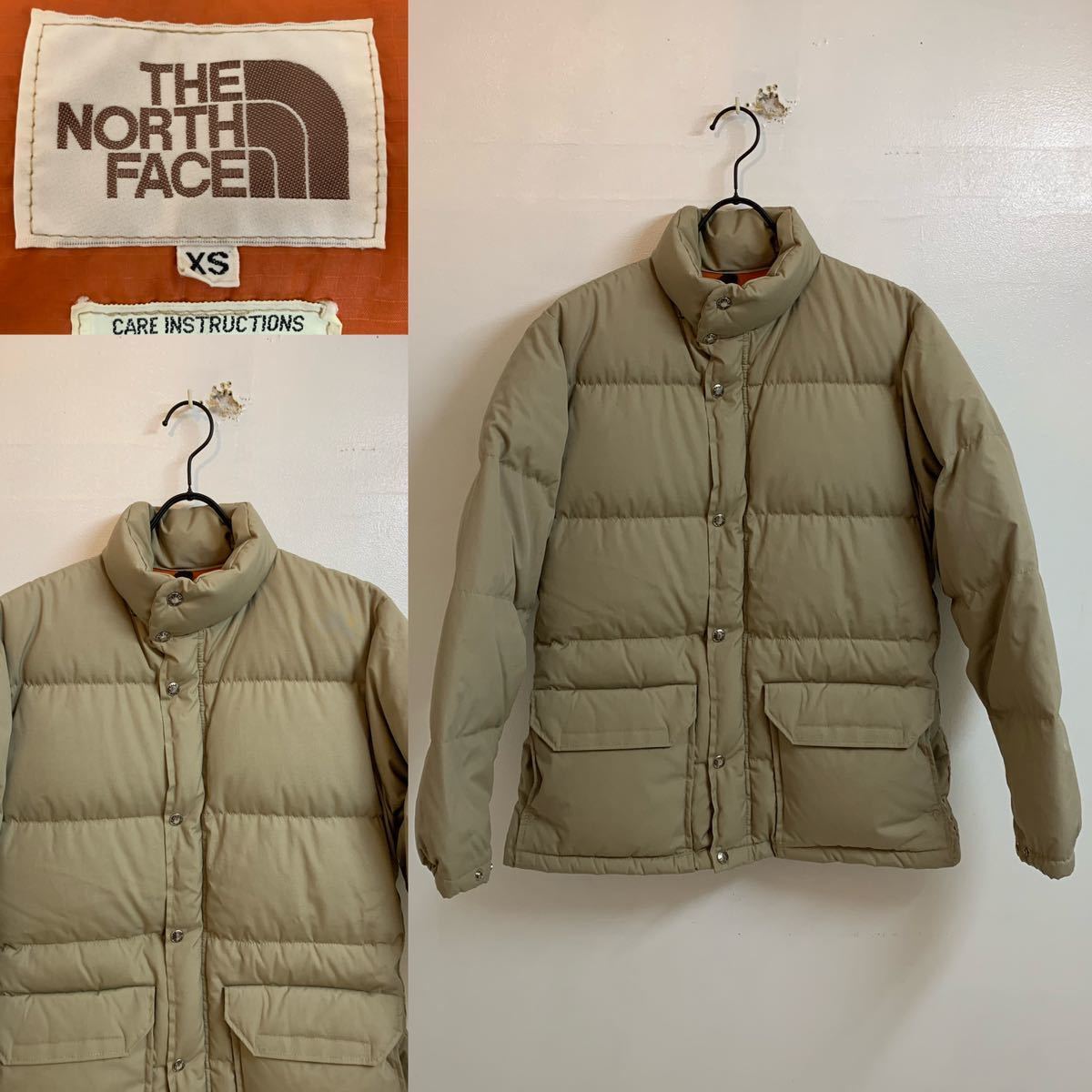 卸売 VINTAGE FACE NORTH THE ザ アーカイブ XS ベージュ ブルゾン