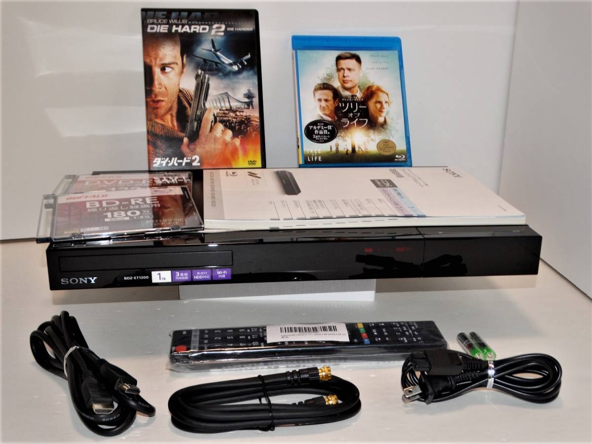 中古 良品】 SONY HDD1TB 3チューナー ブルーレイレコーダー BDZ