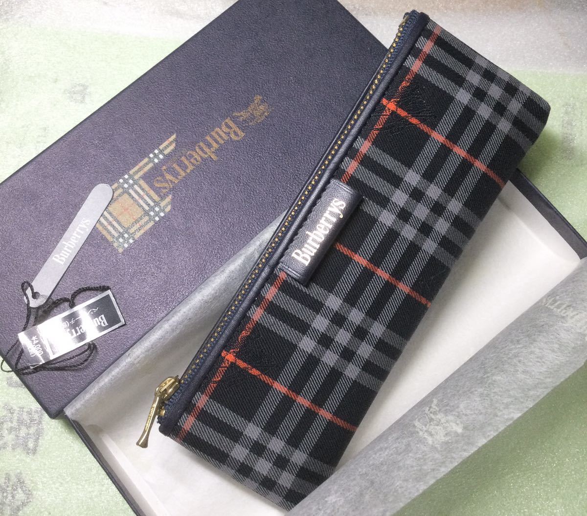 ブランドのギフト Burberry Pencase ペンケース バーバリー BEC91-C