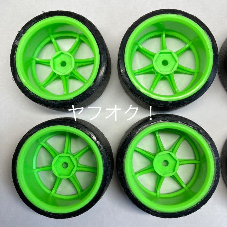 ラジコン ドリフト 用 タイヤ ホイール 2 台分 セット ジャンク品。 検