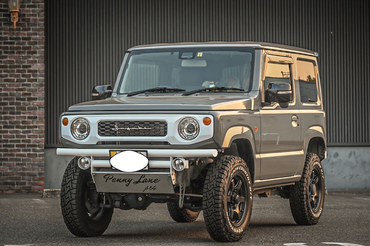 新型ジムニー JB64 74シエラ共通 フロントグリル 筆記体エンブレム