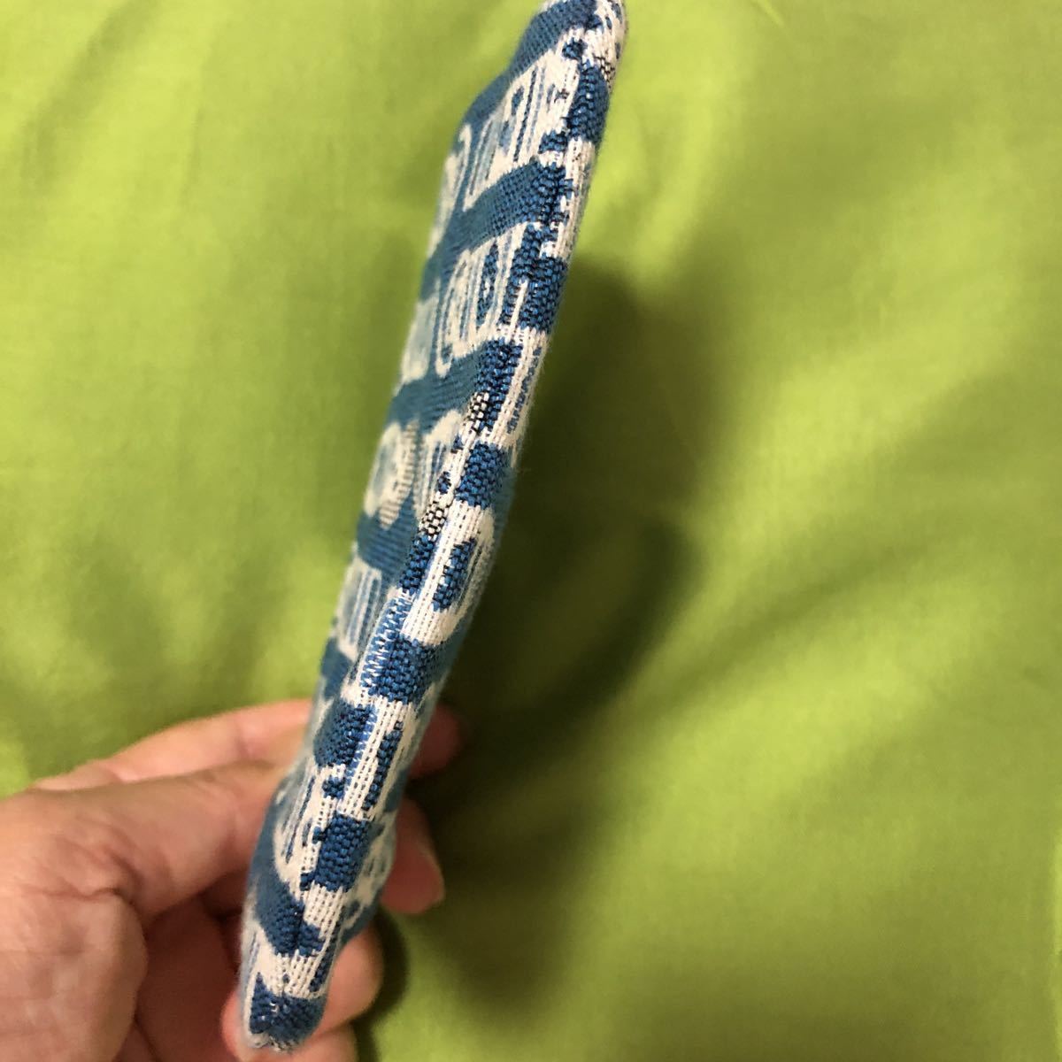 カヤ×米織 小紋 親子がま口 財布 小銭入れ ブルー こけし柄 レディースサイフ ☆M1684 JChere雅虎拍卖代购 こけし柄 小 がま口