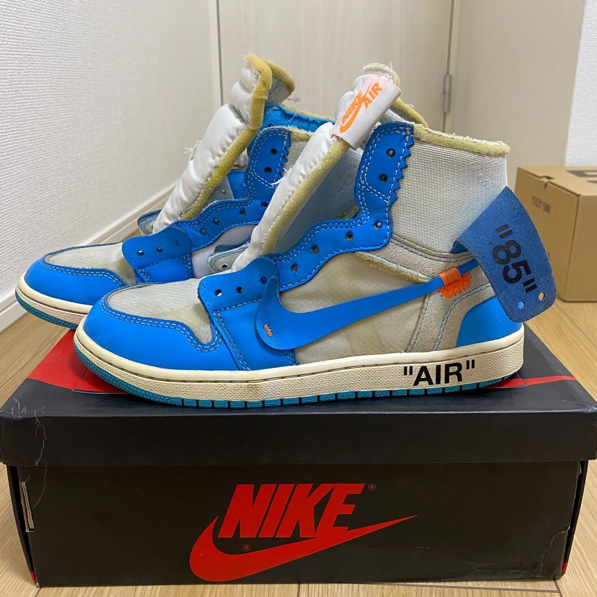 Off White Nike Air Jordan 1 High UNC Yahoo PayPay