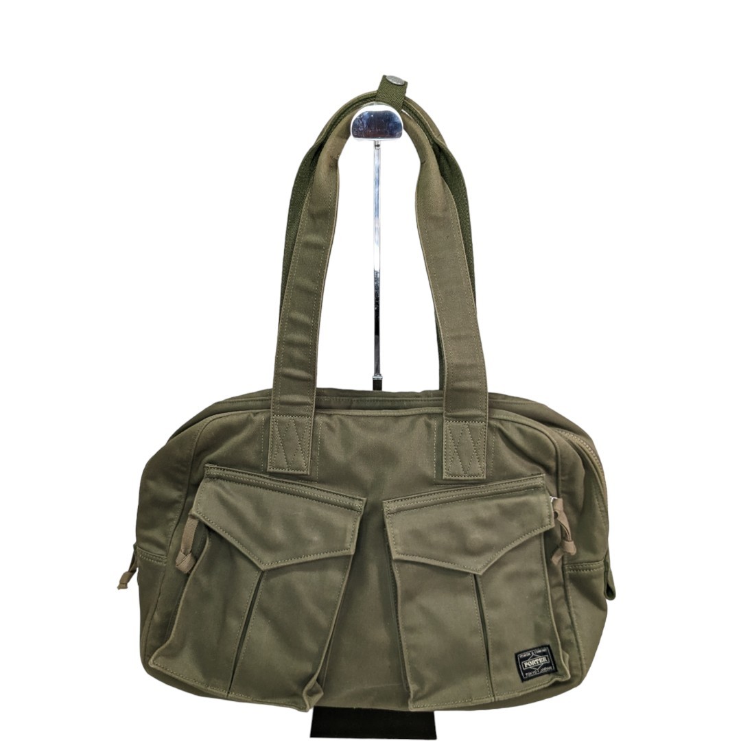 PORTER トートバッグ LOVE & PEACE カーキー Yahoo!オークション - 美品 PORTER Love&Peace トートバッグ