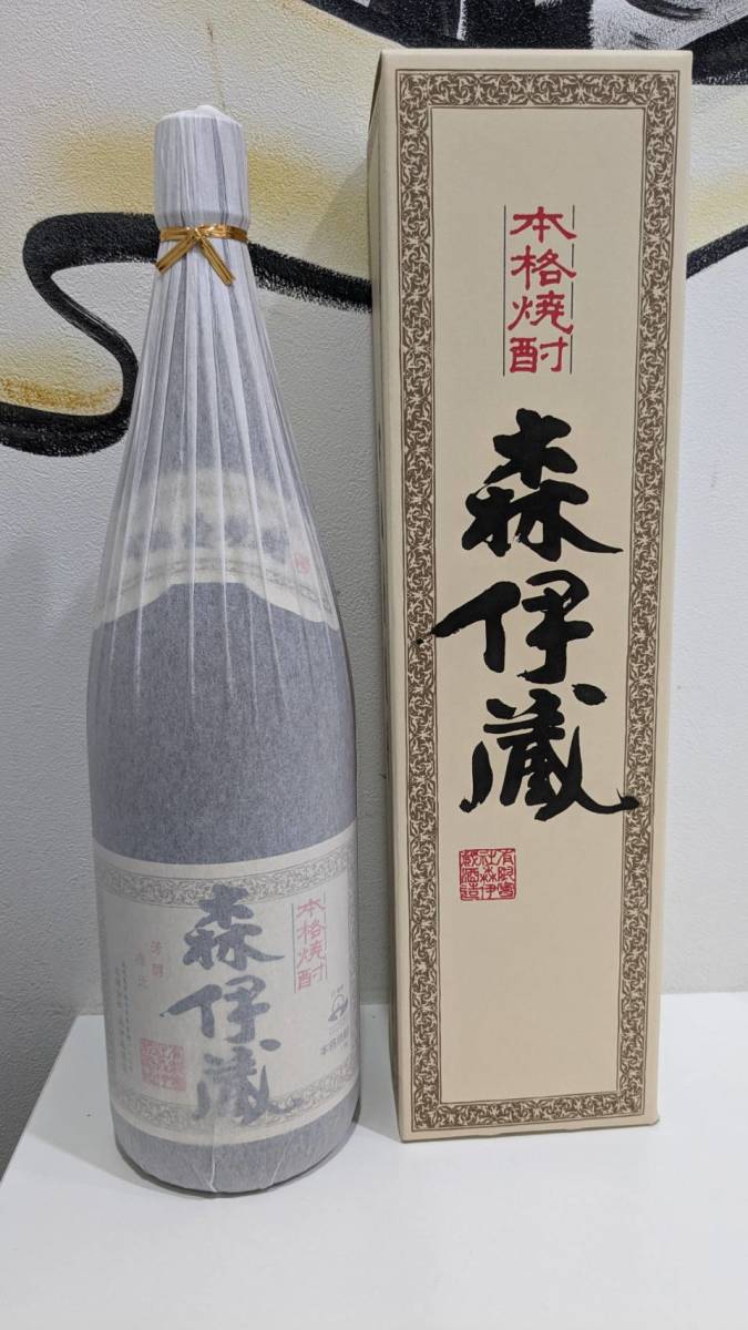 日）【未開栓】森伊蔵 1800ml 25度 未開栓 森伊蔵酒造 かめ壺焼酎 本格焼酎 芋焼酎 一升瓶 箱 和紙付き 詰日不明 日本