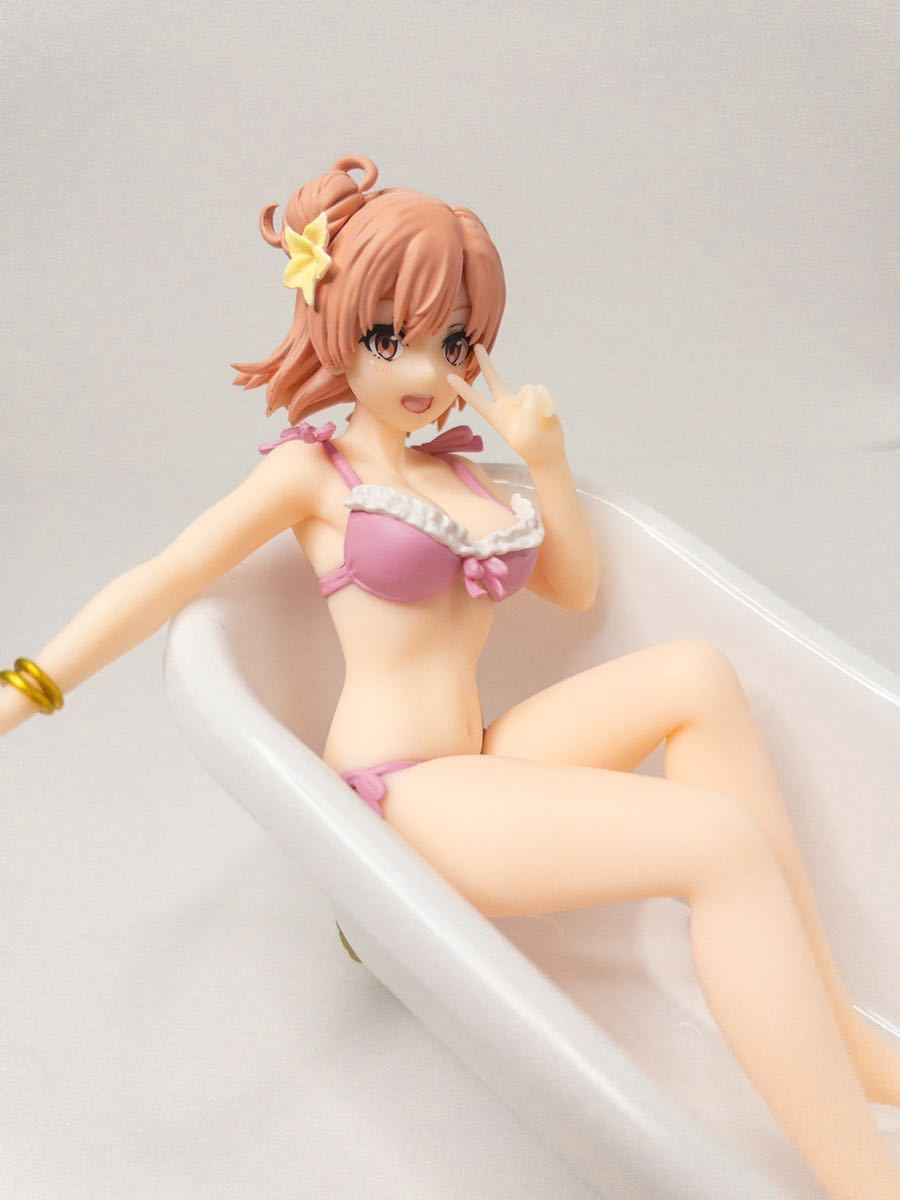 新品★ミニチュア浴槽フィギュア付き★やはり俺の青春ラブコメはまちがっている。完 フィギュア 由比ヶ浜結衣 俺ガイル 水着 Yui Yuigahama_画像1