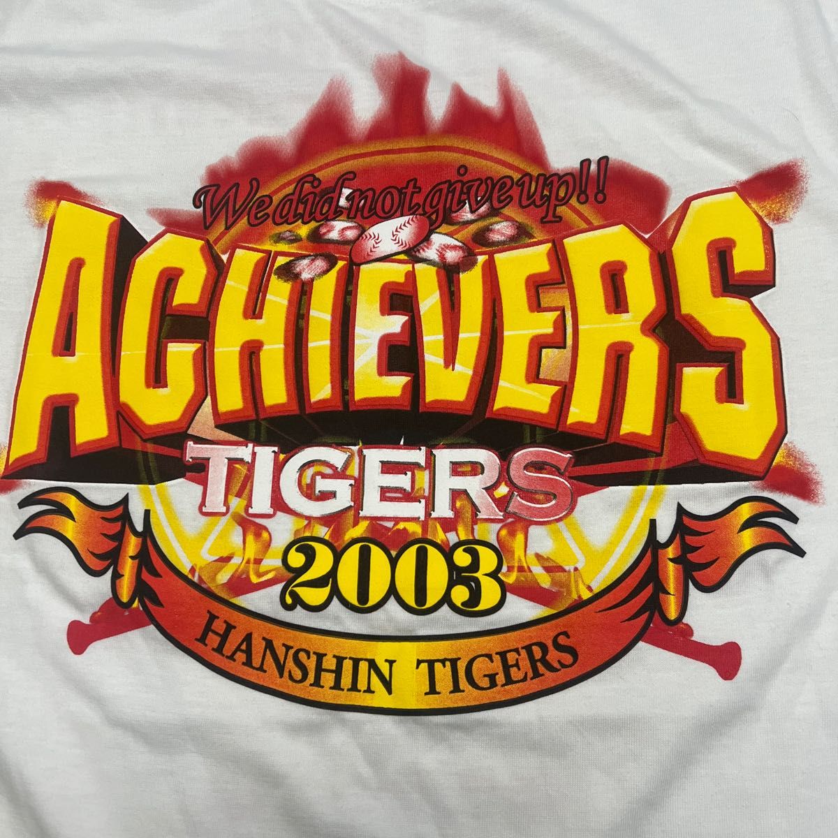 ビンテージ　貴重　未使用　２００３年阪神タイガース優勝　Tシャツ　熱烈な阪神ファンの方に！