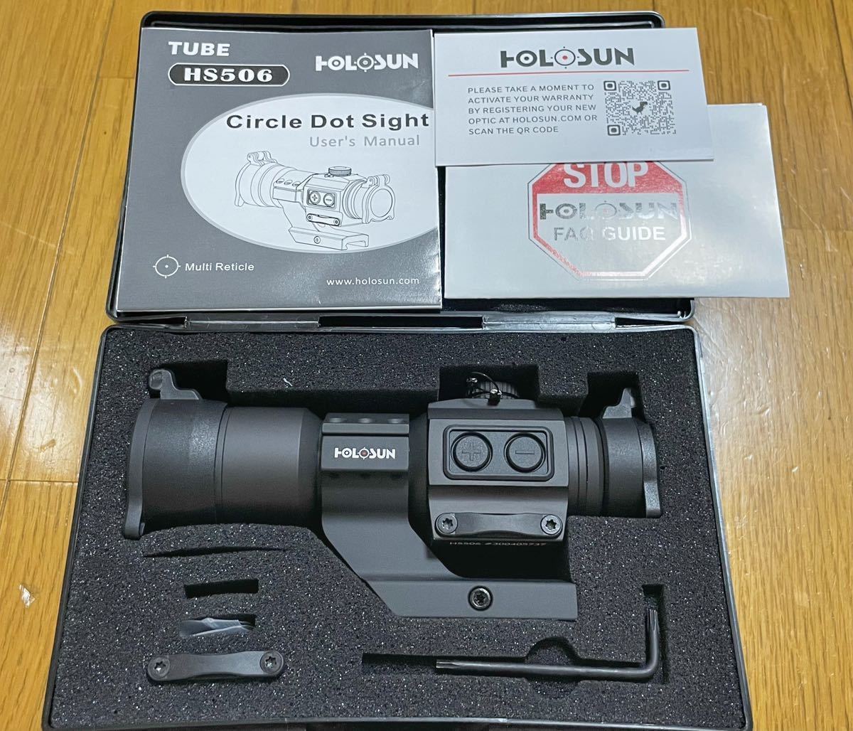 正規店購入】 新品未使用 Holosun ホロサン HS506 実物ドットサイト
