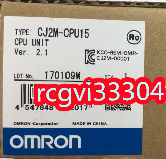 新品 OMRON/オムロン CJ2M-CPU15 CPUユニット　保証６ヶ月　_画像1