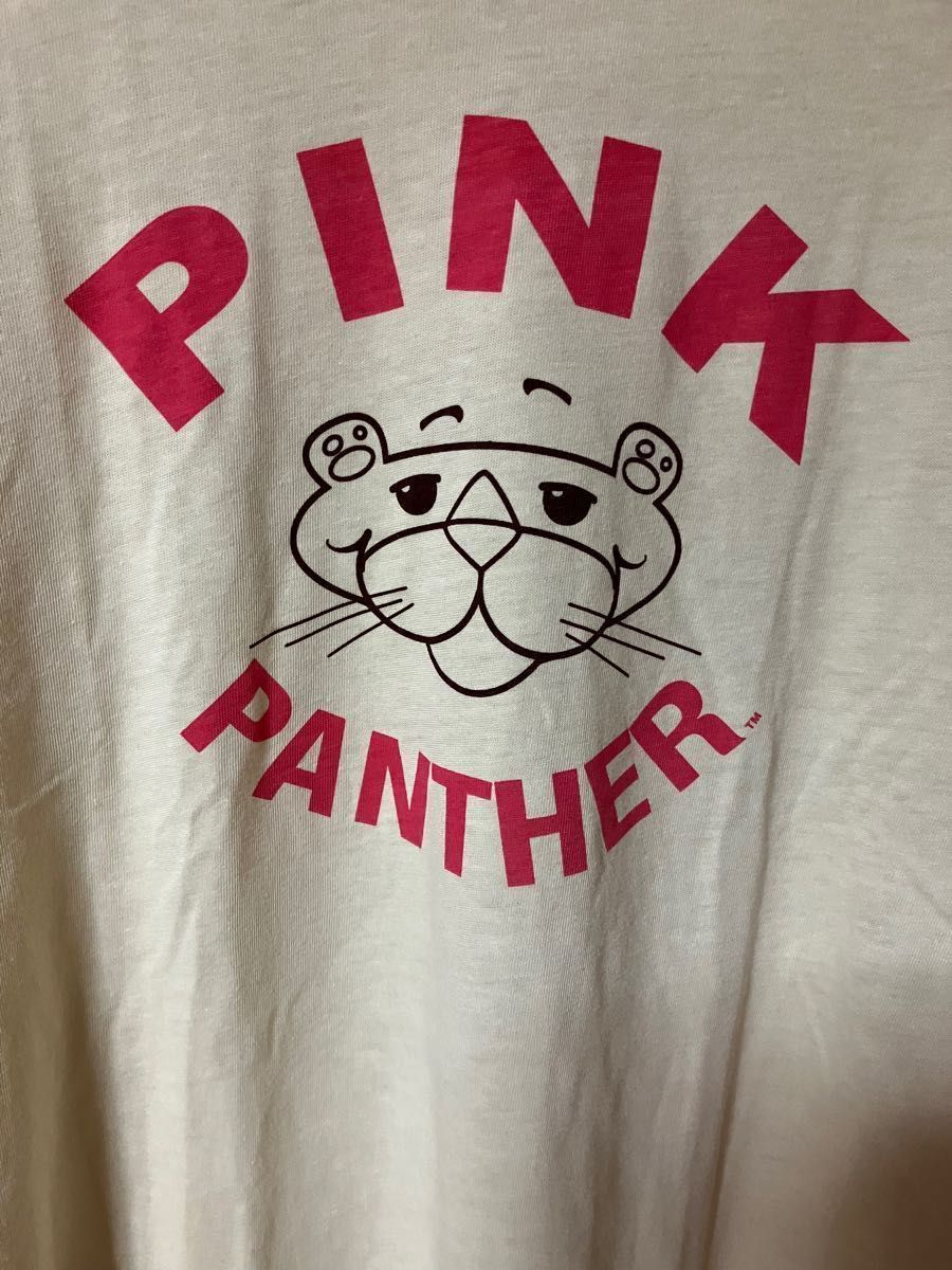 『新品・未使用』ピンクパンサー長袖 Tシャツ　M サイズ