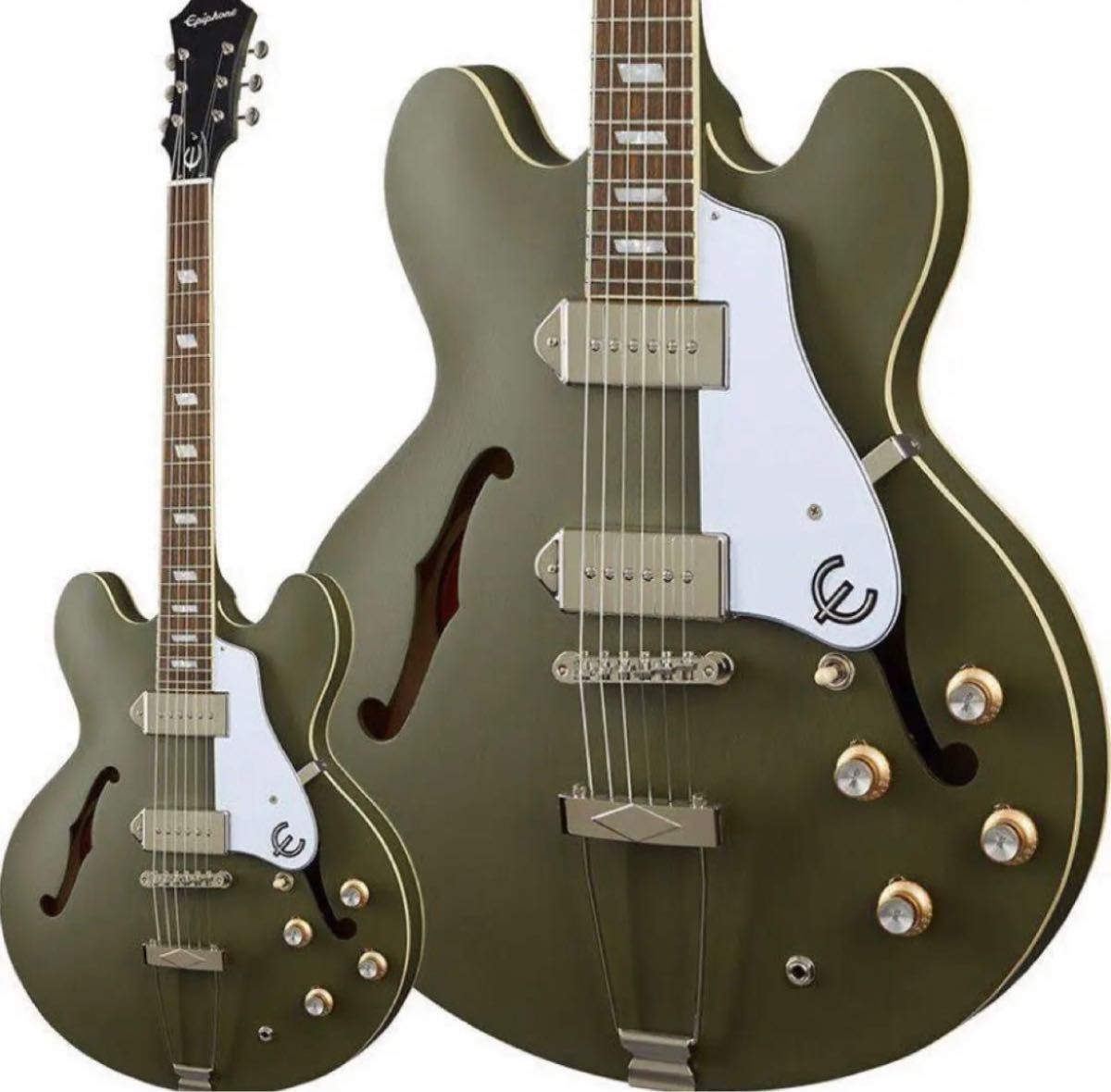 Epiphone / Casino Worn WOD (Worn Olive Drab) | noonanwaste.com