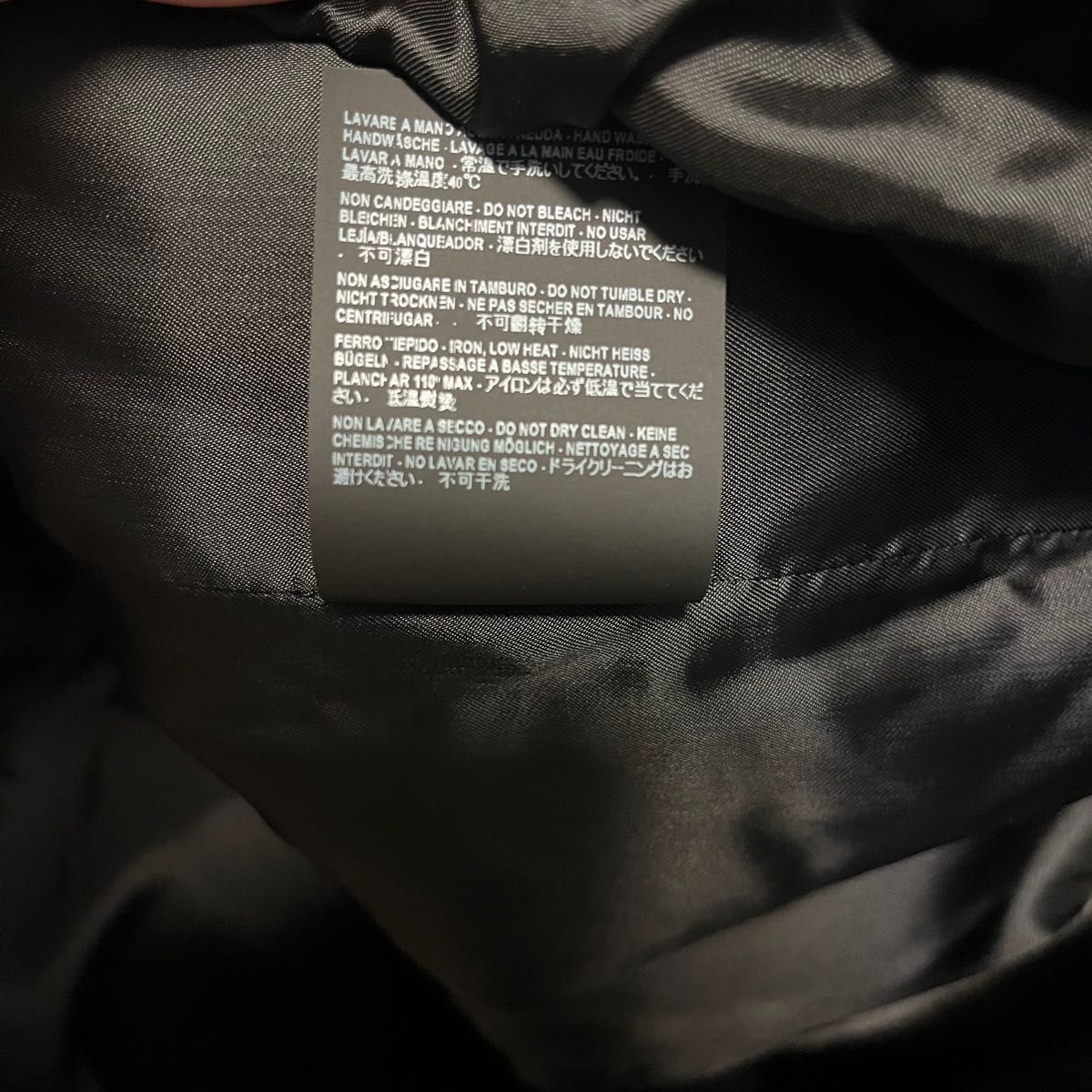 希少】BALENCIAGA ダウンジャケット 44 バックロゴ オーバーサイズ