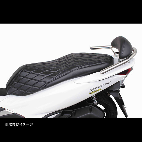 スペシャルパーツ武川 SP武川 PCX / PCX150 / PCX160 / ADV150 / ADV160用 クッションシートカバー ダイヤモンドステッチ 09-11-0236_画像3