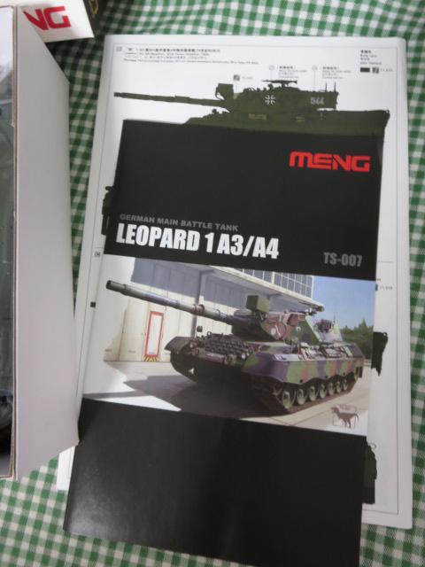 MENG モンモデル TS-007 1/35 ドイツ主力戦車レオパルド1 A3/A4の画像2