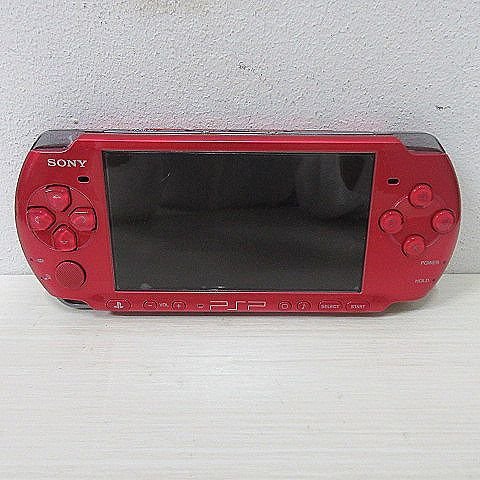 * PSP / PSP-3000 / красный / зарядное устройство 16GB карта памяти имеется / Sony / корпус / игра / текущее состояние товар / редкость товар / ценный / подлинная вещь / редкий *