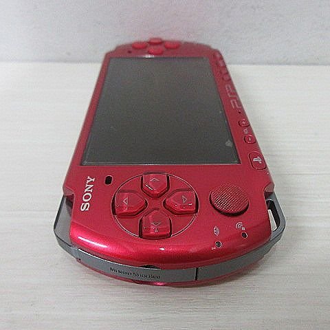* PSP / PSP-3000 / красный / зарядное устройство 16GB карта памяти имеется / Sony / корпус / игра / текущее состояние товар / редкость товар / ценный / подлинная вещь / редкий *