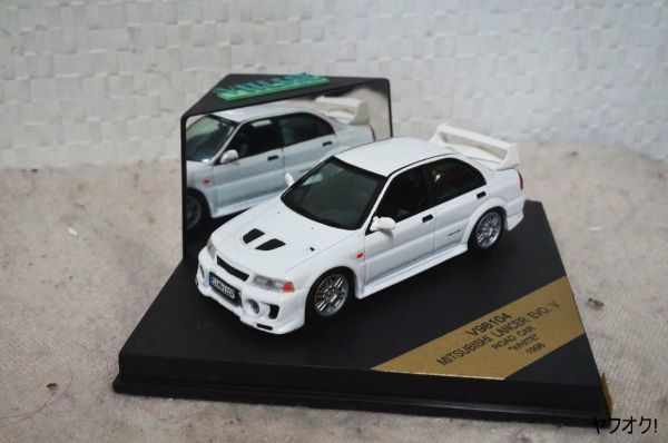 VITESSE Mitsubishi Lancer Evolution Ⅴ ROAD CAR 1/43 minicar white 