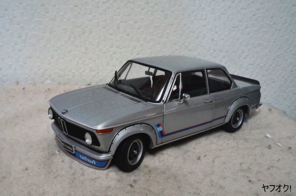 京商 BMW 2002 ターボ 1/18 ミニカー シルバー