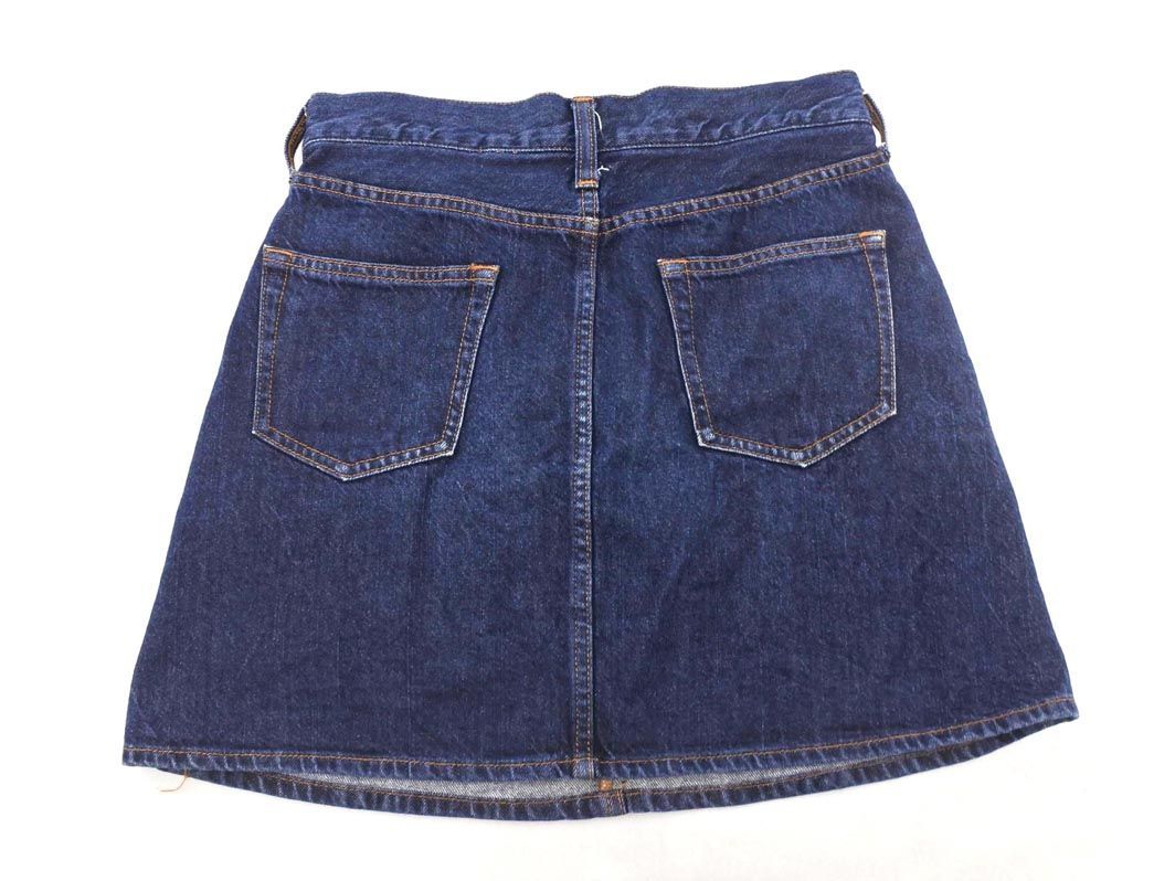 LOWRYS FARM Lowrys Farm Mini Denim skirt sizeM/ blue #* * dfa2 lady's 