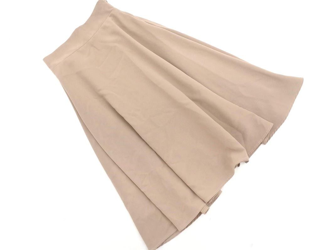 cat pohs OKen Natural Beauty Basic flair skirt sizeS/ beige ## * dfa7 lady's 