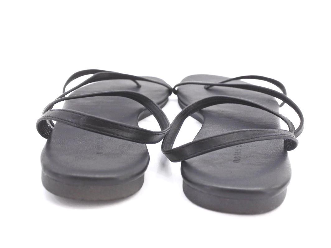 URBAN RESEARCH Urban Research Flat sandals size39(24.5cm rank )/ black #* * dfa7 lady's 