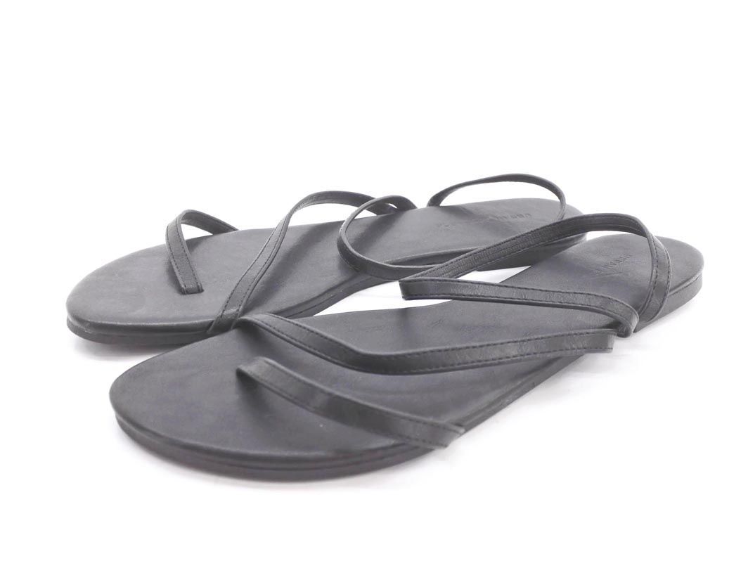 URBAN RESEARCH Urban Research Flat sandals size39(24.5cm rank )/ black #* * dfa7 lady's 