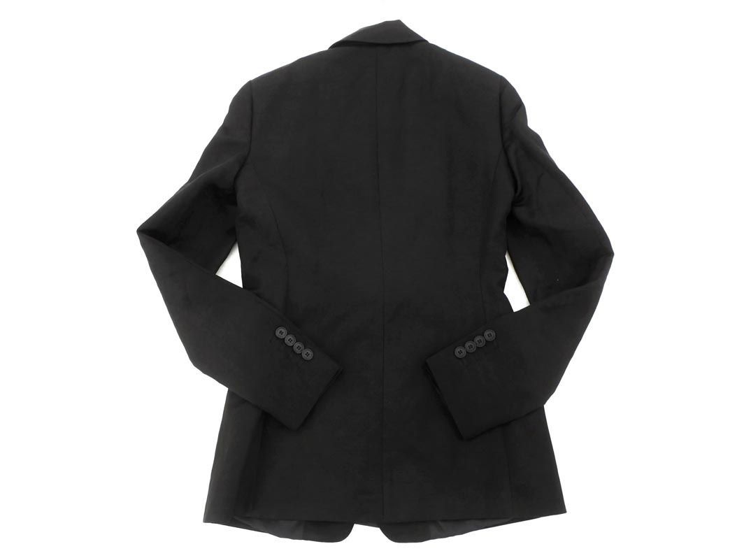 新品 Calvin Klein カルバンクライン リネン混 テーラード ジャケット size36/黒 ■◇◎ ☆ dfb6 レディース_画像5