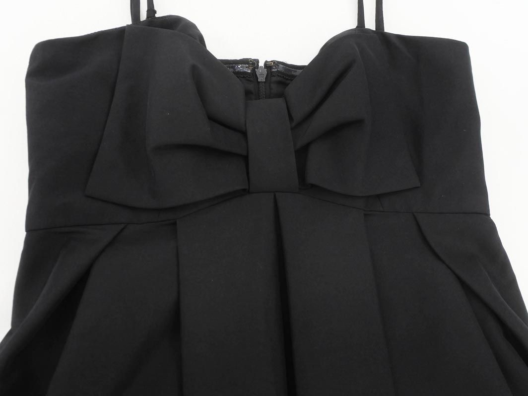 JILLSTUART Jill Stuart ribbon 2WAY camisole One-piece size0/ black #* * dfb9 lady's 